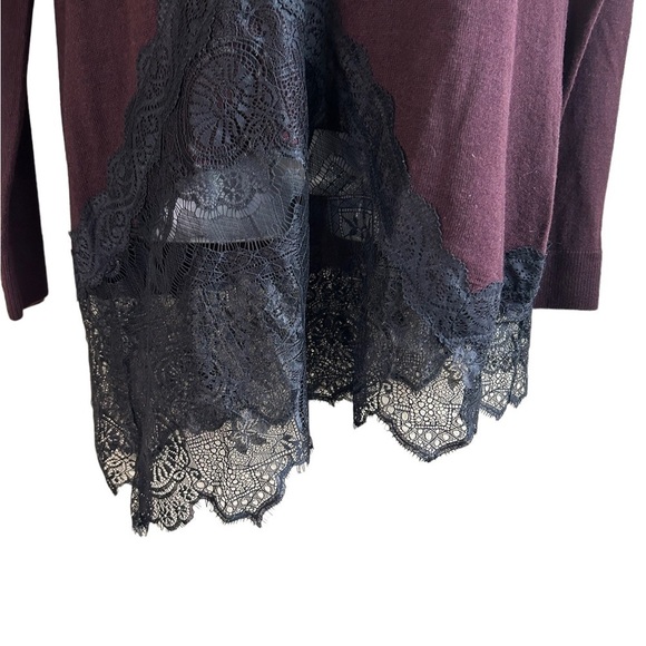 Love Scarlett Tunic Blouse Black Lace • NWT • Size: Medium - Picture 5 of 8
